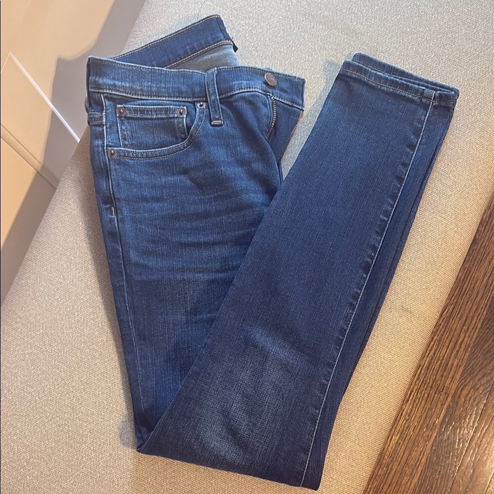 J. Crew Blue Skinny Jeans with Stretch